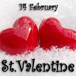 14 February St.Valentine / 14 февраля День Валентина