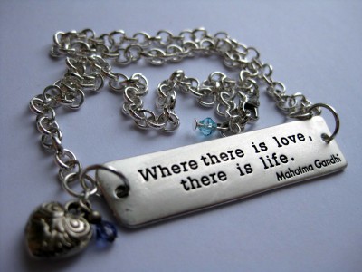 Where there is love there is life. / Там, где есть любовь, есть жизнь.
