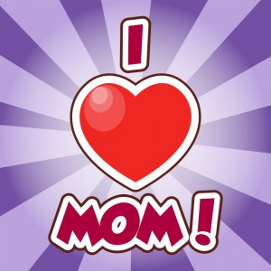 I love my mom /  Я люблю свою маму
