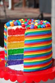 Many colored cake / разноцветный торт