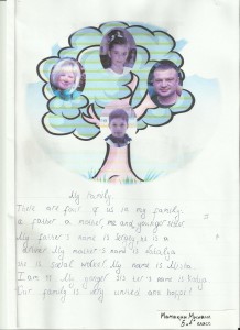 Проект "Моя семья: родословное дерево" (My family), Мамакин Михаил, 5 "В" класс