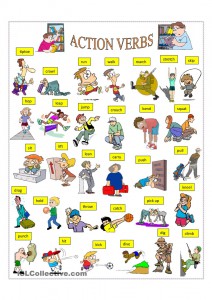 verbs action / глаголы действия в английском языке (карточки)