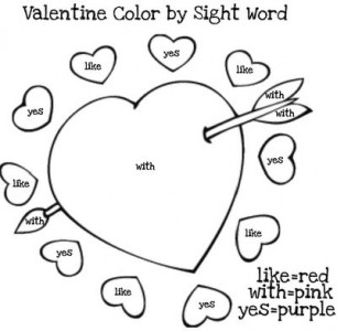 Раскраски (открытки) по теме «День Святого Валентина» (Valentine’s Day) на английском языке