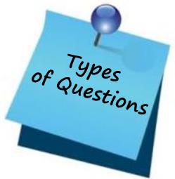 types of questions / типы вопросов