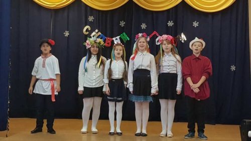 Попурри новогодних детских украинских песен