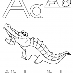 Раскраски "Алфавит с животными", английский язык