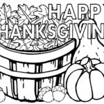 Раскраски ко Дню Благодарения на английском языке